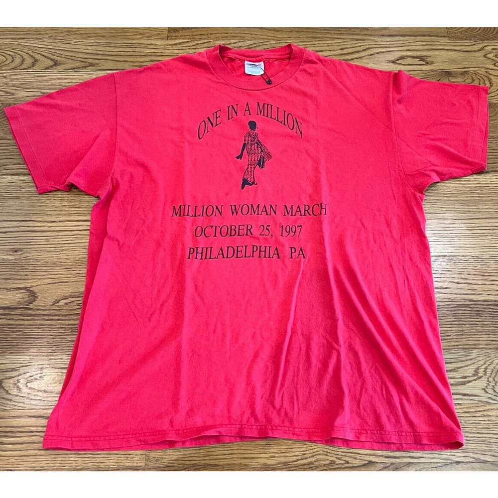 Vintage, Historic Tee - Million Woman March October 25, 1997 Philadelphia, PA XL